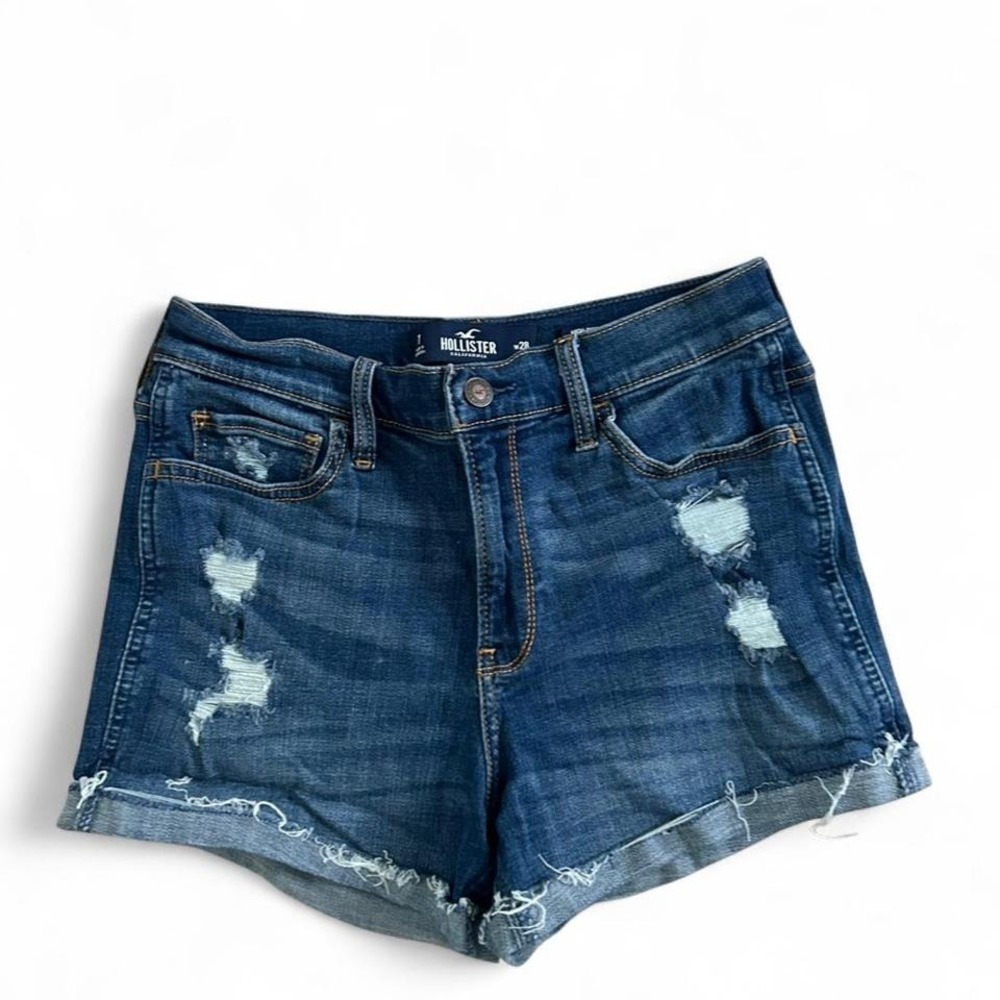 Hollister High Rise Denim Shorts